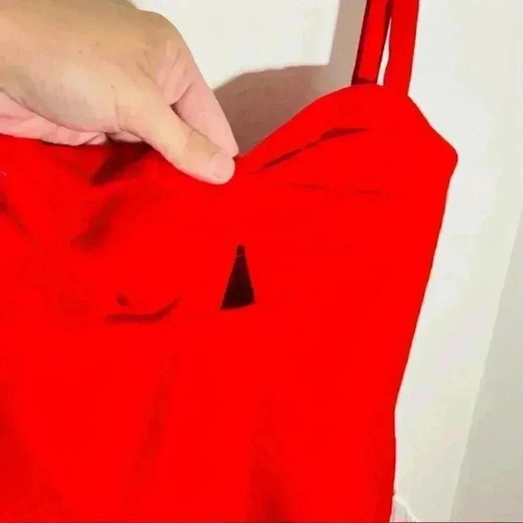 Dress the Population Eve Midi Sheath Dress Red Size XL - Picture 5 of 7